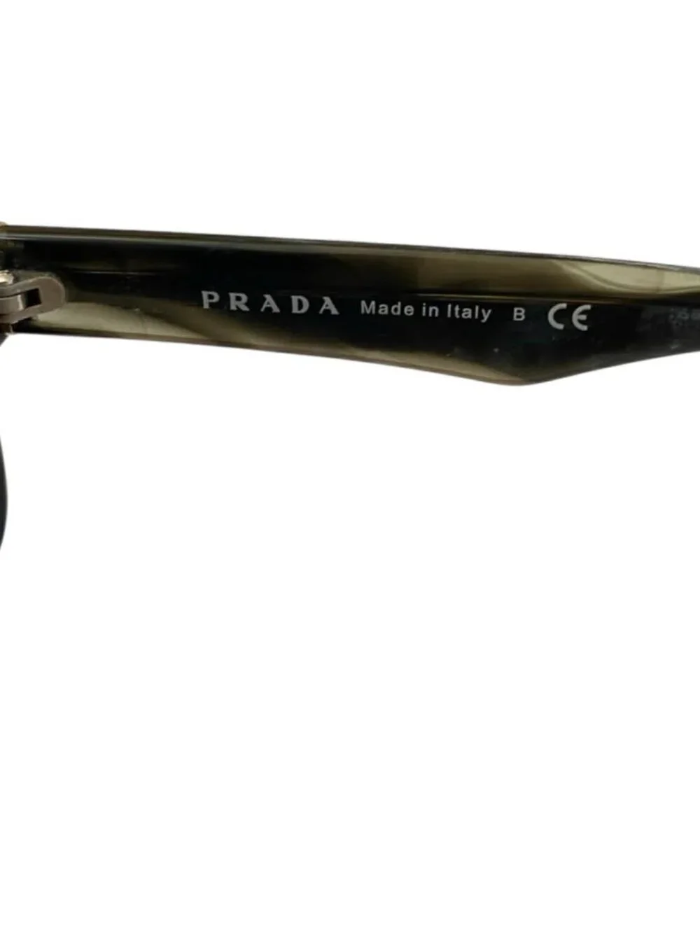 Prada VPR16M Heritage Sunglasses With Case Dark Brown Frame